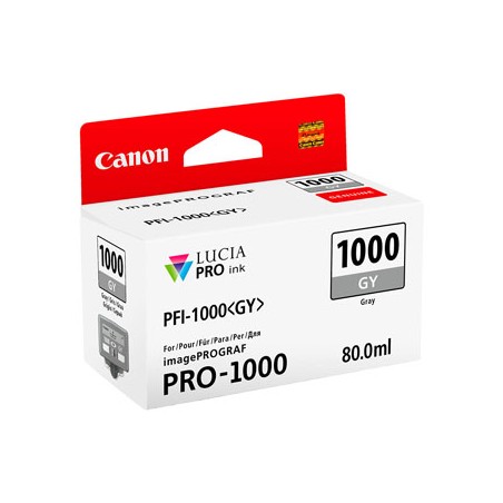 Canon oryginalny ink / tusz PFI-1000 GY, 0552C001, grey, 1465s, 80ml, -