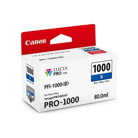 Canon oryginalny ink / tusz PFI-1000 B, 0555C001, blue, 4875s, 80ml, -