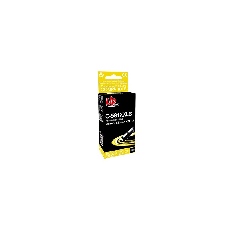 UPrint kompatybilny ink / tusz z CLI-581BK XXL, C-581XXLB, black, 11,7ml, very high capacity