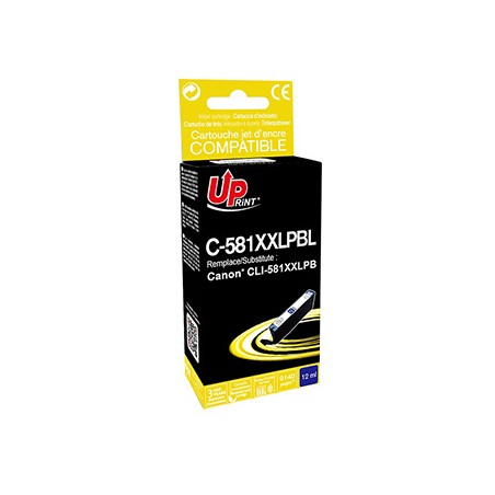 UPrint kompatybilny ink / tusz z CLI-581PB XXL, C-581XXLPBL, photo blue, 12ml, very high capacity