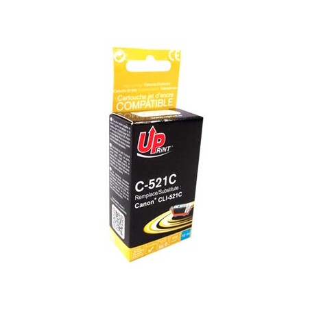 UPrint kompatybilny ink / tusz z CLI521C, C-521C, cyan, 450s, 10ml, z chipem