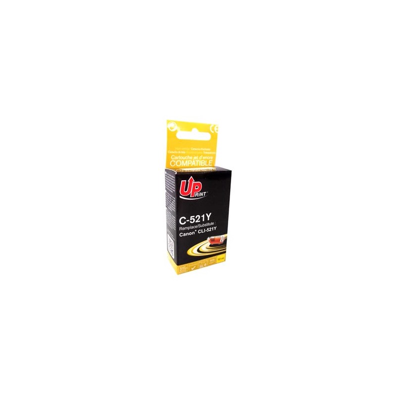 UPrint kompatybilny ink / tusz z CLI521Y, C-521Y, yellow, 510s, 10ml, z chipem
