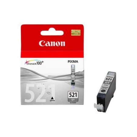 Canon oryginalny ink / tusz CLI-521 GY, 2937B001, grey, 1395s, 9ml