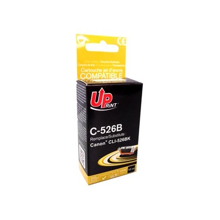 UPrint kompatybilny ink / tusz z CLI526BK, C-526B, black, 10ml, z chipem