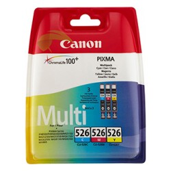 Canon oryginalny ink / tusz CLI-526 CMY, 4541B019, CMY, blister z ochroną, 9ml, multi pack