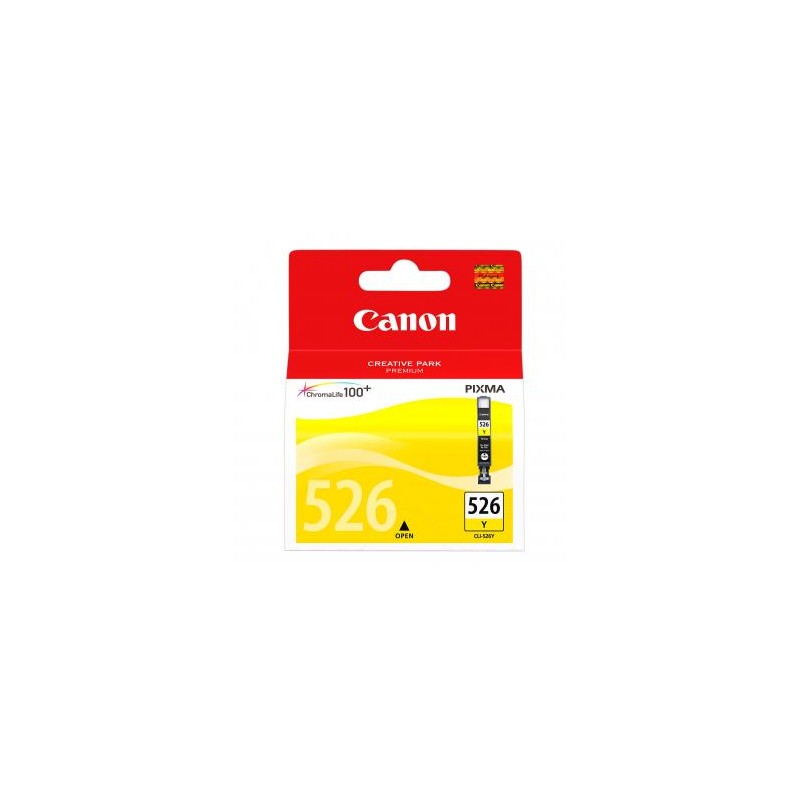 Canon oryginalny ink / tusz CLI-526 Y, 4543B006, yellow, blister z ochroną, 9ml