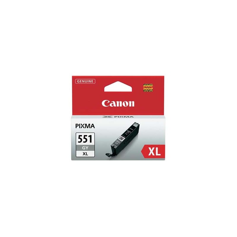 Canon oryginalny ink / tusz CLI-551 XL GY, 6447B001, grey, 665s, 11ml, high capacity