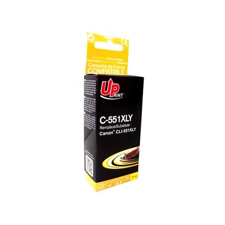 UPrint kompatybilny ink / tusz z CLI551Y XL, C-551XLY, yellow, 695s, 11ml, high capacity