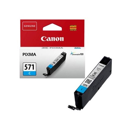 Canon oryginalny ink / tusz CLI-571 C, 0386C001, cyan, 345s, 7ml, 1szt