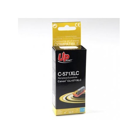 UPrint kompatybilny ink / tusz z CLI571C XL, C-571XLC, cyan, 800s, 11ml, high capacity