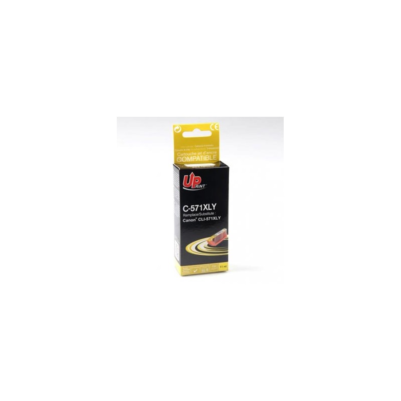 UPrint kompatybilny ink / tusz z CLI571Y XL, C-571XLY, yellow, 800s, 11ml, high capacity