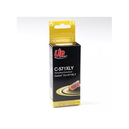 UPrint kompatybilny ink / tusz z CLI571Y XL, C-571XLY, yellow, 800s, 11ml, high capacity