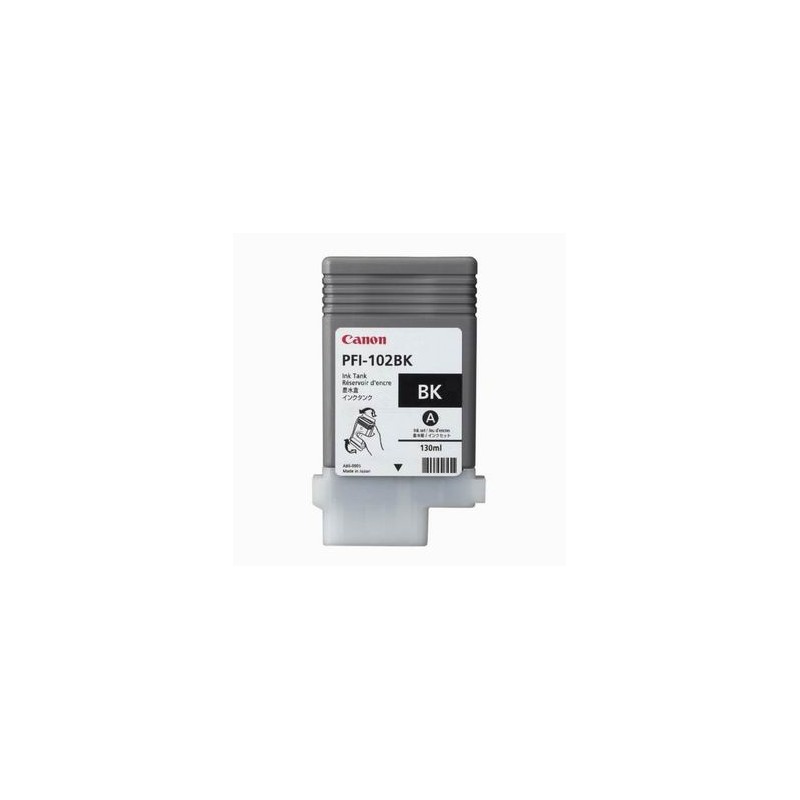 Canon oryginalny ink / tusz PFI-102 BK, 0895B001, black, 130ml