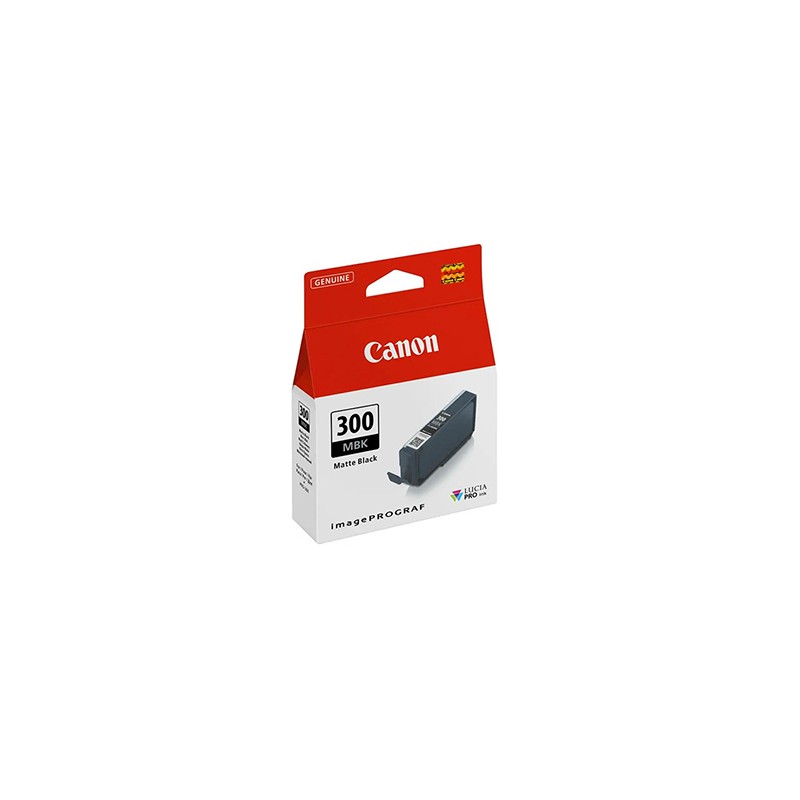 Canon oryginalny ink / tusz PFI-300 MBK, 4192C001, czarny mat, 14,4ml