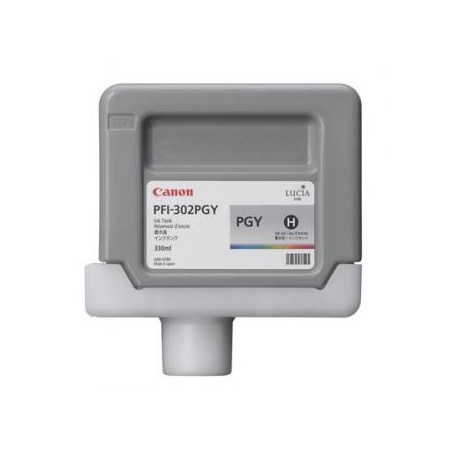 Canon oryginalny ink / tusz PFI-302 PGY, 2218B001, photo grey, 330ml