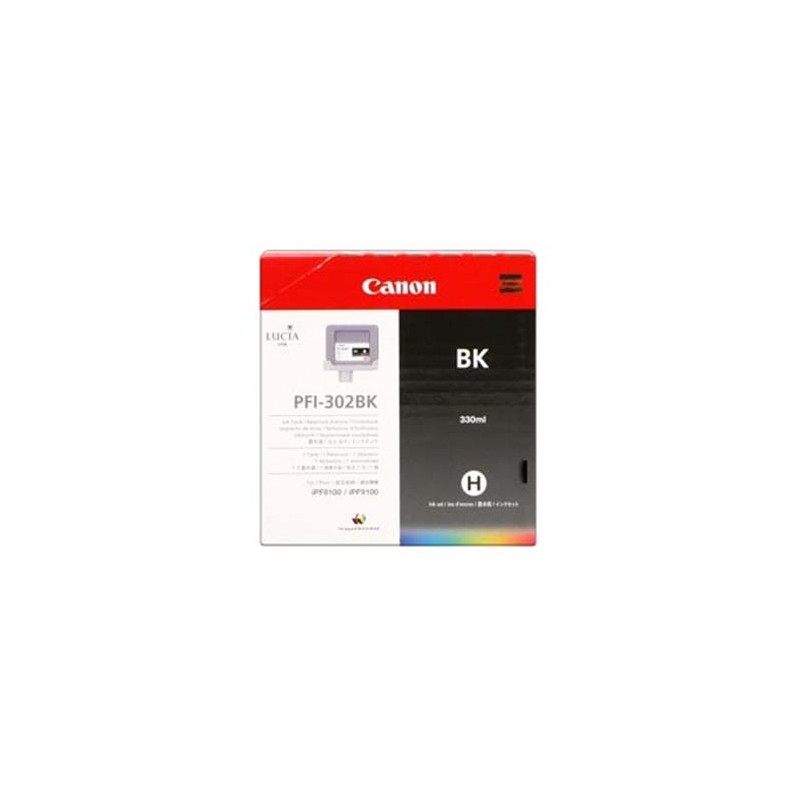 Canon oryginalny ink / tusz PFI-302 BK, 2216B001, photo black, 330ml
