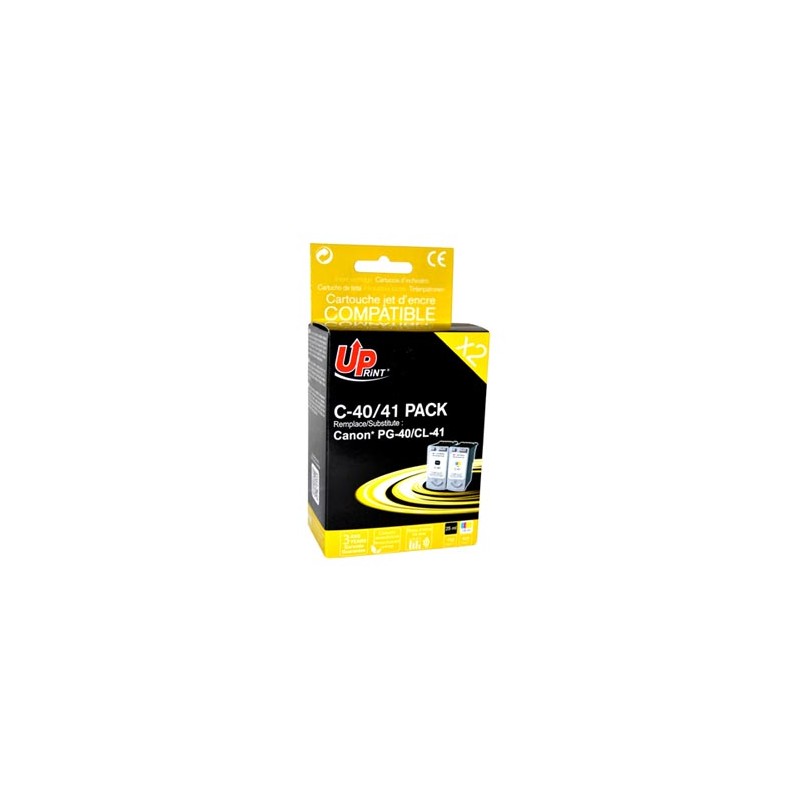 UPrint kompatybilny ink / tusz z PG40+CL41, C-40/41 PACK, black/color, 25+3x18ml