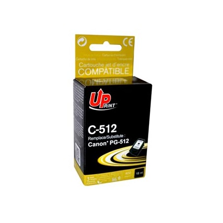 UPrint kompatybilny ink / tusz z PG512BK, C-512B, black, 18ml