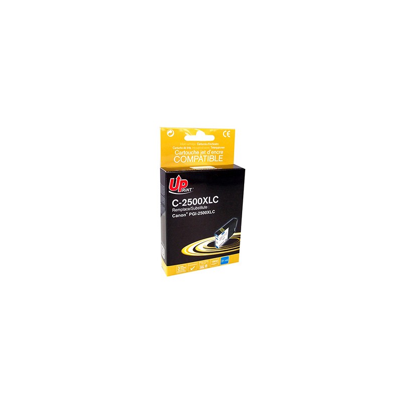 UPrint kompatybilny ink / tusz z PGI 2500XL, C-2500XLC, cyan, 21ml, high capacity