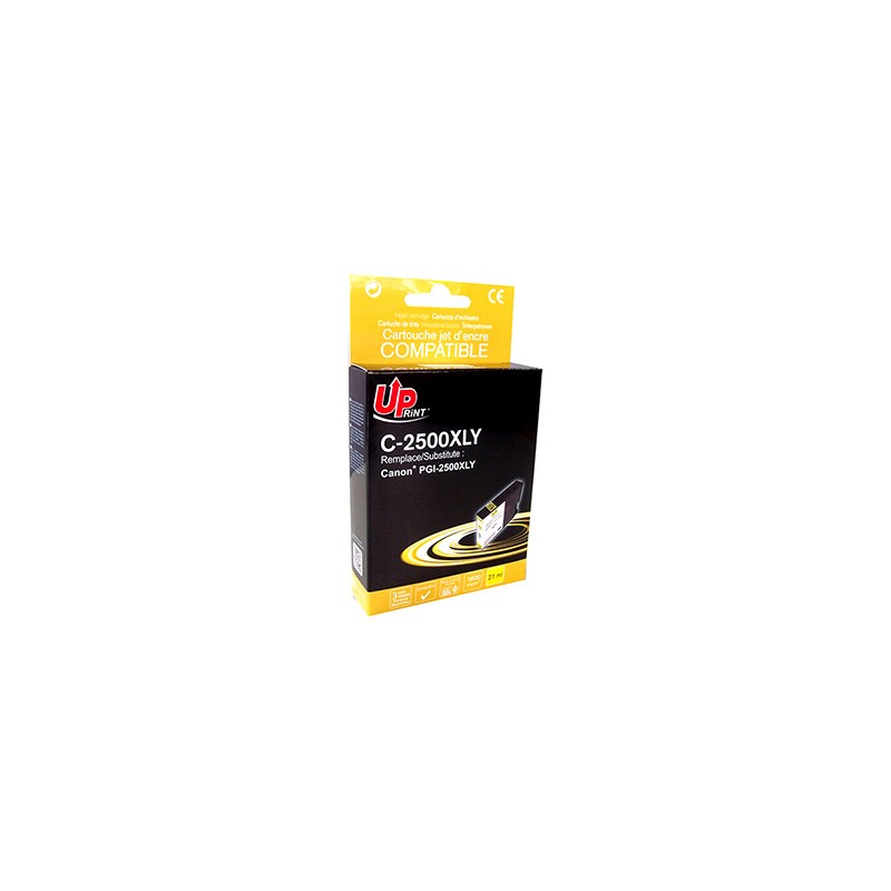 UPrint kompatybilny ink / tusz z PGI 2500XL, C-2500XLY, yellow, 1600s, 21ml