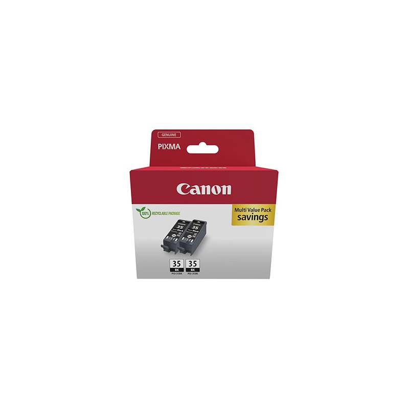 Canon oryginalny ink / tusz PGI-35 BK, 1509B029, black, 2*191s, 2*9.3ml