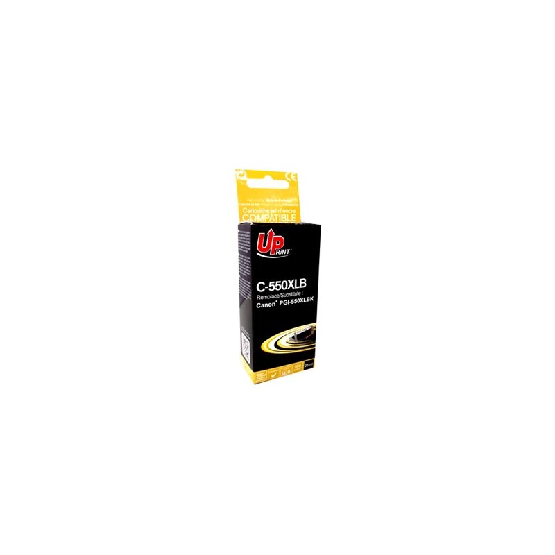 UPrint kompatybilny ink / tusz z PGI550BK XL, C-550XLB, black, 25ml, high capacity
