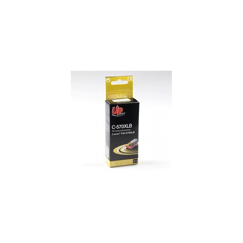 UPrint kompatybilny ink / tusz z PGI-570PGBK XL, C-570XLB, black, 700s, 26ml