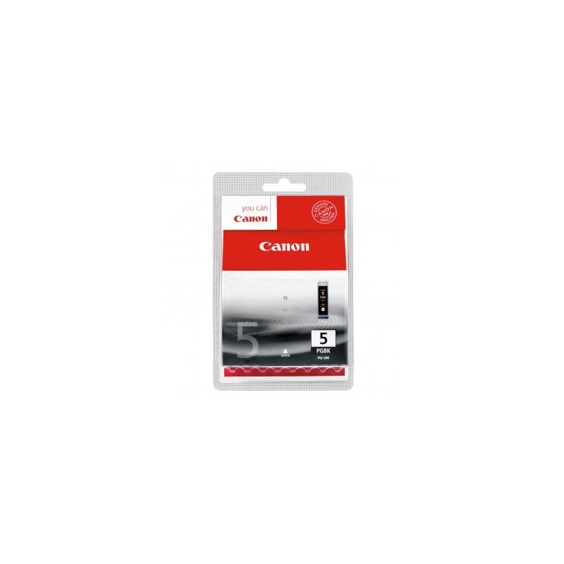 Canon oryginalny ink / tusz PGI-5 BK, 0628B029, 0628B006, black, blister z ochroną, 360s, 26ml