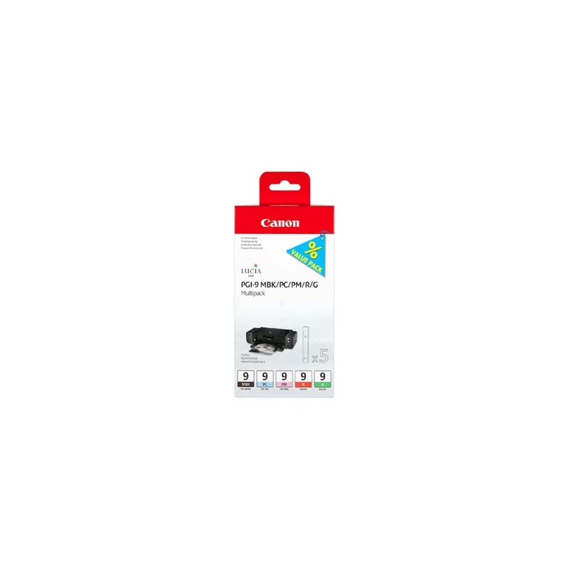 Canon oryginalny ink / tusz PGI-9, 1033B013, CMYK, multipack