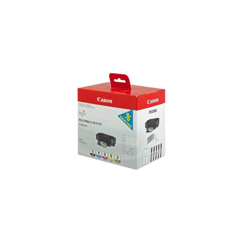 Canon oryginalny ink / tusz PGI-9, 1034B013, 1034B011, CMYK, multipack