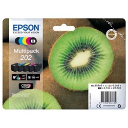 Epson oryginalny ink / tusz C13T02E74010, 202, CMYK, 1x6.9ml, 4x4.1ml