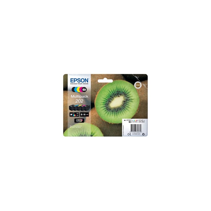 Epson oryginalny ink / tusz C13T02E74010, 202, CMYK, 1x6.9ml, 4x4.1ml
