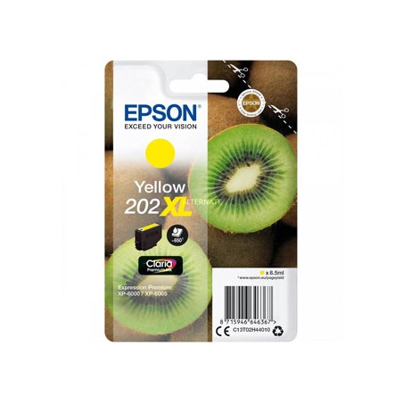 Epson oryginalny ink / tusz C13T02H44010, 202 XL, yellow, 8.5ml