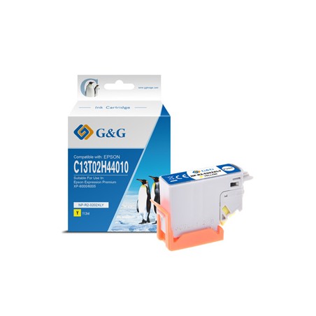 G&G kompatybilny ink / tusz z C13T02H44010, NP-E-0202XLY, yellow