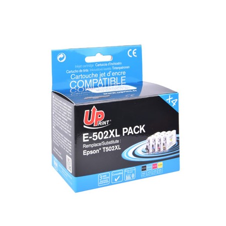 UPrint kompatybilny ink / tusz z C13T02W64010, 502XL, T02W640, E-502XL-PACK, CMYK, 1x550 + 3x470s, 1x13.2+3x10.2ml