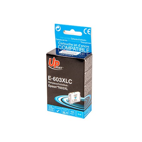 UPrint kompatybilny ink / tusz z C13T03A24010, 603XL, E-603XLC, cyan, 400s, 9ml