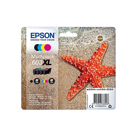 Epson oryginalny ink / tusz C13T03A64010, 603XL, CMYK, 1x8.9ml + 3x4ml