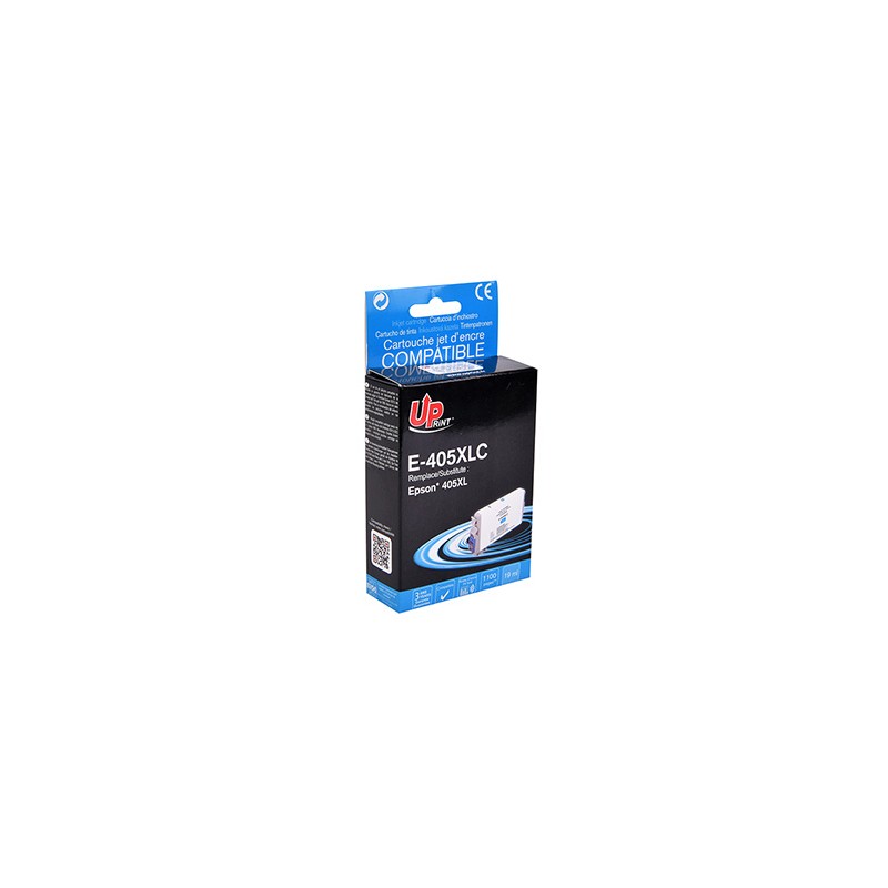UPrint kompatybilny ink / tusz z C13T05H24010, 405XL, E-405XLC, cyan, 1100s, 19ml