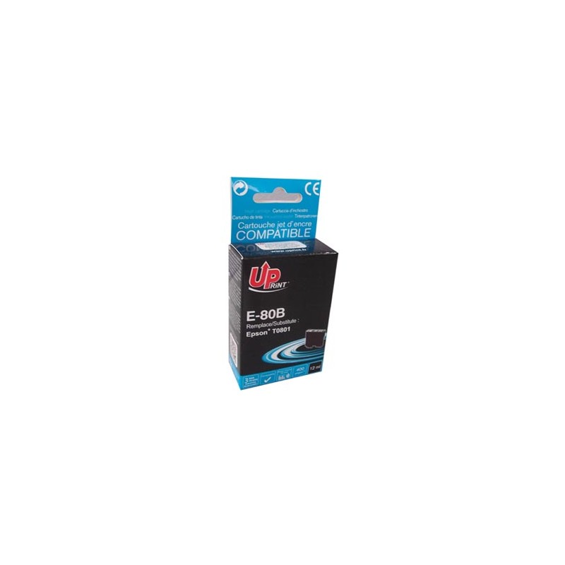 UPrint kompatybilny ink / tusz z C13T08014011, E-80B, black, 11ml