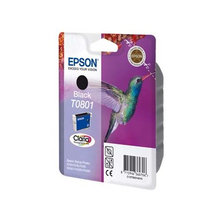 Epson oryginalny ink / tusz C13T08014011, black, 7,4ml