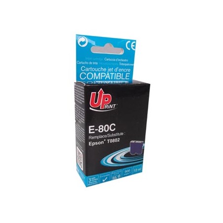 UPrint kompatybilny ink / tusz z C13T08024011, E-80C, cyan, 11ml