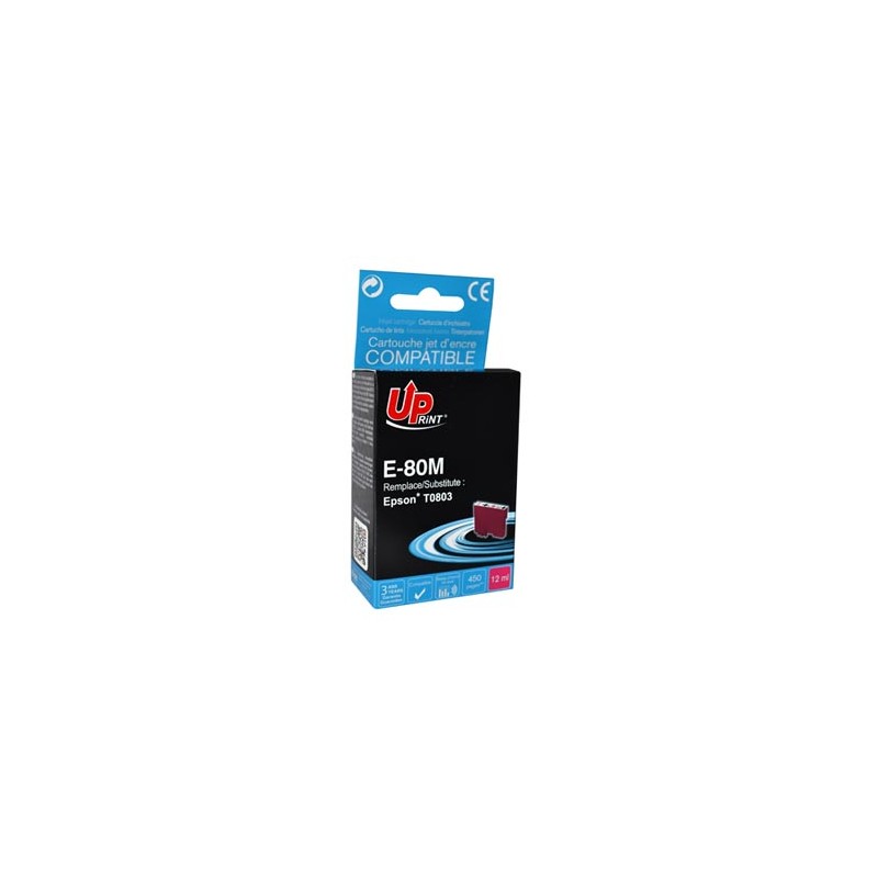 UPrint kompatybilny ink / tusz z C13T08034011, E-80M, magenta, 11ml