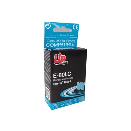 UPrint kompatybilny ink / tusz z C13T08054011, E-80LC, light cyan, 11ml