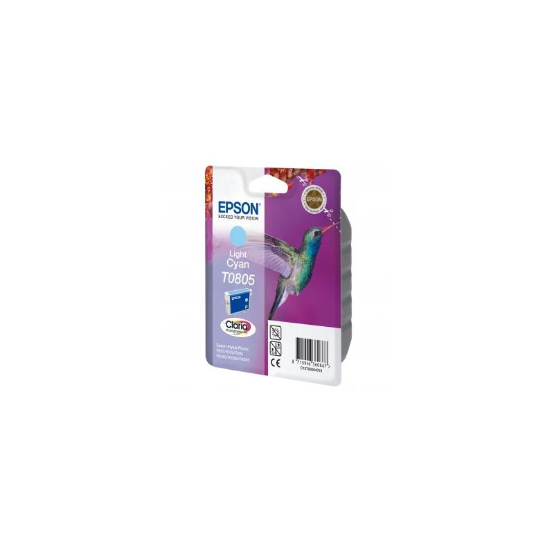 Epson oryginalny ink / tusz C13T08054011, light cyan