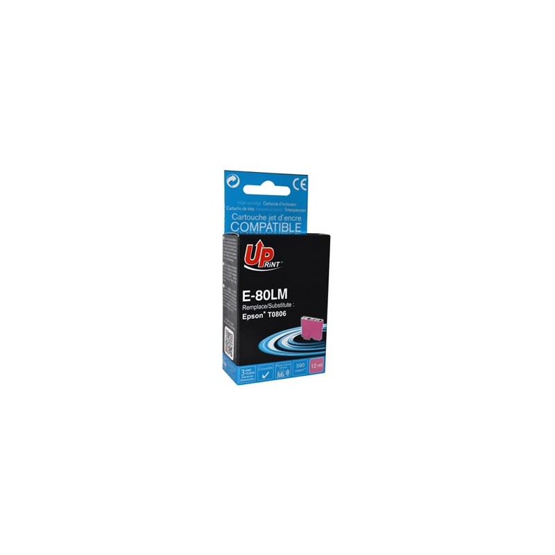 UPrint kompatybilny ink / tusz z C13T08064011, E-80LM, light magenta, 11ml