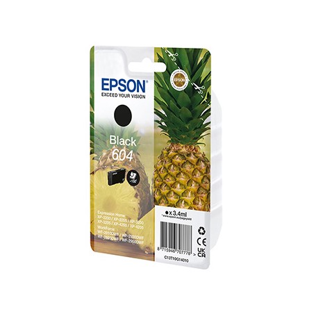 Epson oryginalny ink / tusz C13T10G14010, T10G140, 604, black, 3.4ml