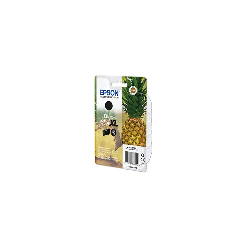 Epson oryginalny ink / tusz C13T10H14010, T10H140, 604XL, black, 500s, 8.9ml