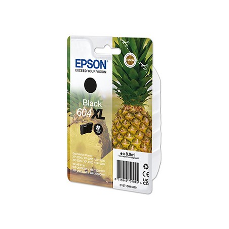 Epson oryginalny ink / tusz C13T10H14010, T10H140, 604XL, black, 500s, 8.9ml