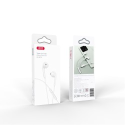XO słuchawki przewodowe EP72 USB-C douszne białe