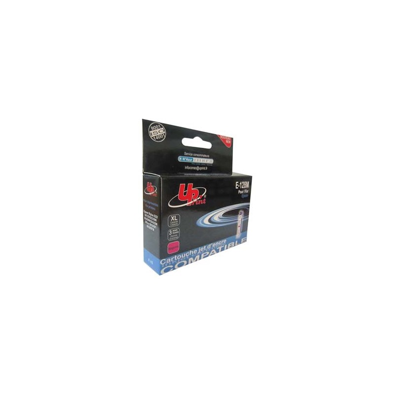 UPrint kompatybilny ink / tusz z C13T12834011, E-128M, magenta, 165s, 10ml